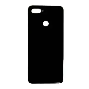 SPAREWARE® Back Panel Back Door Panel Body Cover For Realme U1 -Black (WITH ALL LOGO)