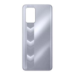 SPAREWARE® Back Panel Back Door Panel Body Cover For Realme Narzo 30 5G -Silver (WITH ALL LOGO)