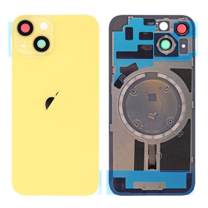 SPAREWARE®  Battery Cover Back Door Panel Body For iPhone 14 -Yellow