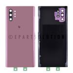 SPAREWARE® Battery Cover Back Door Body Panel For Samsung Galaxy Note 10 Plus -Pink(WITH CAMERA LENS)