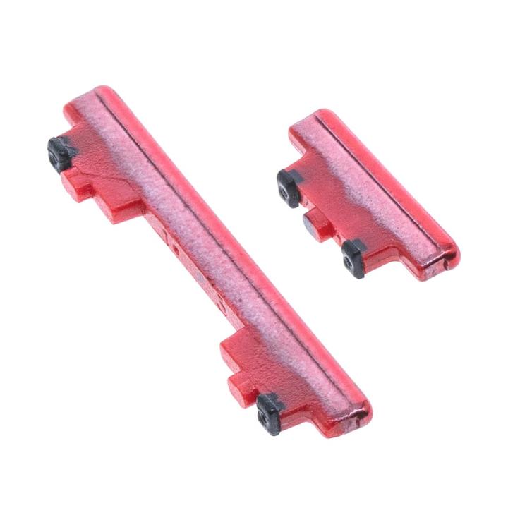 SPAREWARE® Out key Body Side Power Volume Button For Samsung Galaxy S20 FE -Red