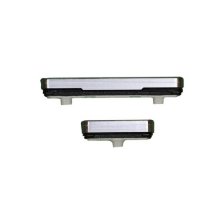 SPAREWARE® Out key Body Side Power Volume Button For Samsung Galaxy S22 -Silver