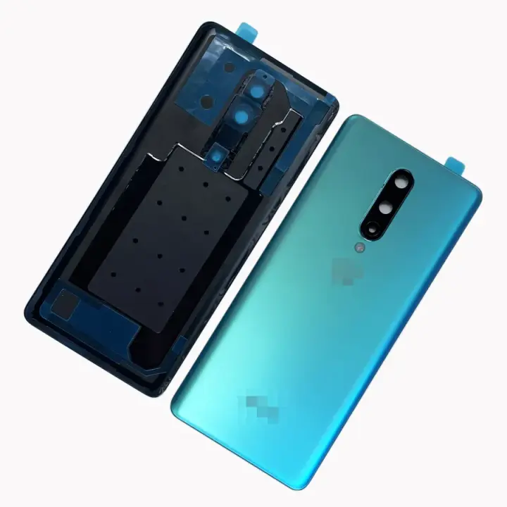 SPAREWARE® Battery Cover Back Door Panel Body For Oneplus 8 -Green  (WITH CAMERA LENS)