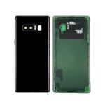 SPAREWARE® Battery Cover Back Door Body Panel For Samsung Galaxy Note 8 -Black (WITH CAMERA LENS)