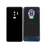 SPAREWARE® Battery Cover Back Door Body Panel For Samsung Galaxy S9 Plus -Black (WITH CAMERA LENS)