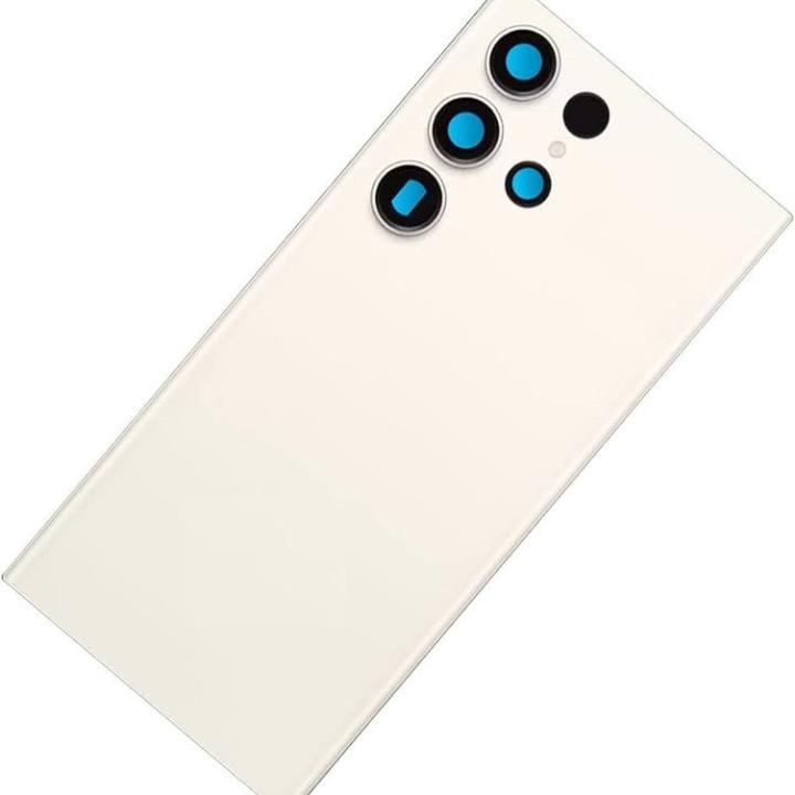 SPAREWARE® Battery Cover Back Door Body Panel For Samsung Galaxy S23 Ultra -Cream