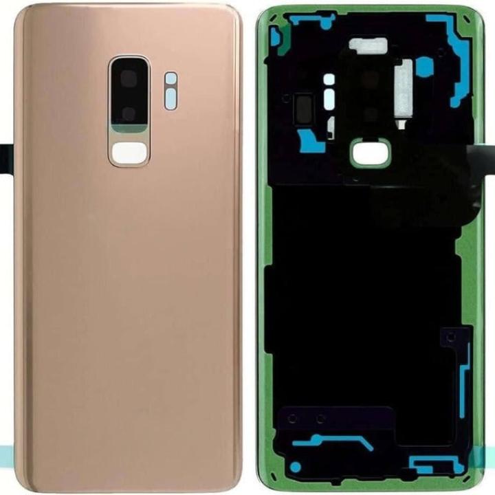 SPAREWARE® Battery Cover Back Door Body Panel For Samsung Galaxy S9 Plus -Gold (WITH CAMERA LENS)