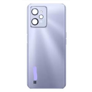 SPAREWARE® Back Panel Back Door Panel Body Cover For Realme C31 -Silver (WITH ALL LOGO)