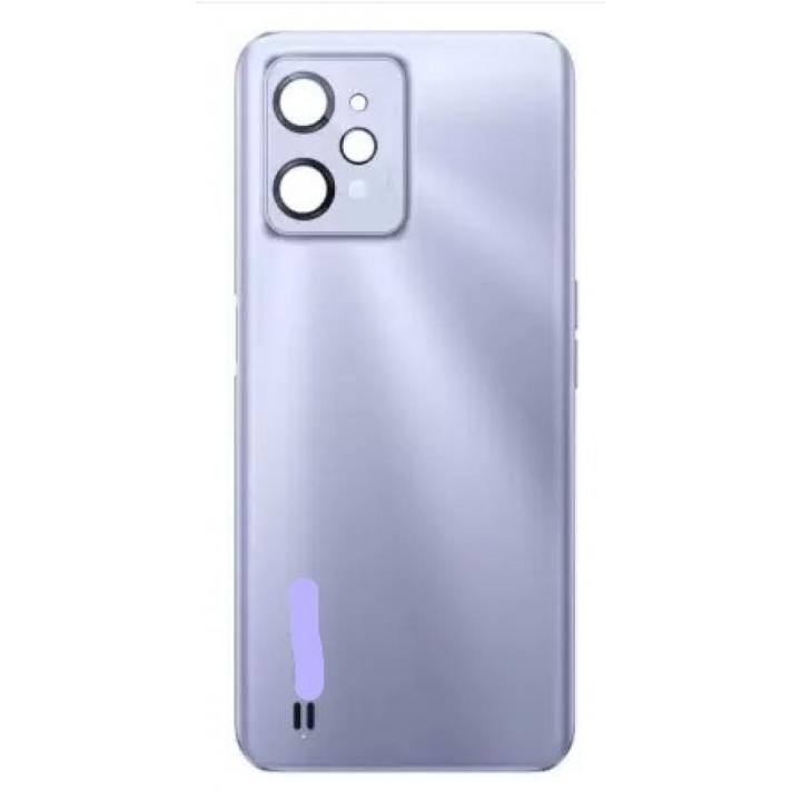SPAREWARE® Back Panel Back Door Panel Body Cover For Realme C31 -Silver (WITH ALL LOGO)