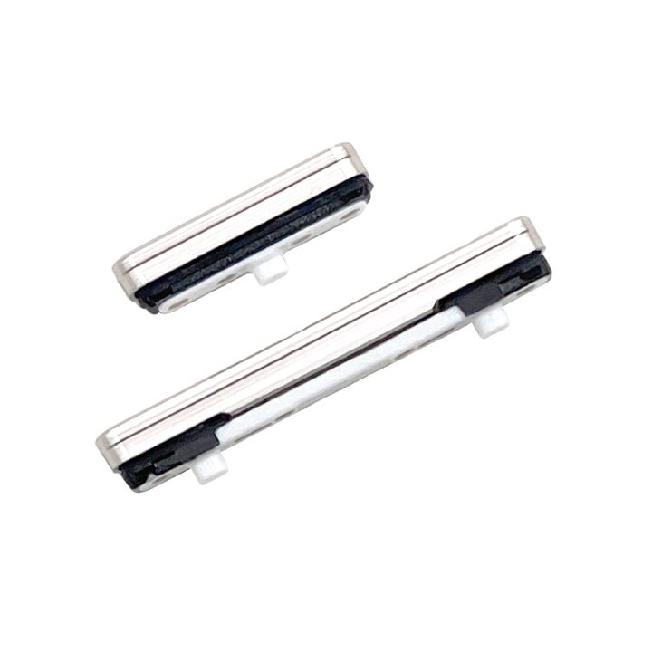 SPAREWARE® Out key Body Side Power Volume Button For Samsung Galaxy S23 Ultra -Silver