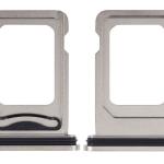 SPAREWARE® Sim Card Tray Holder Sim Tray For iPhone 15 Pro -White