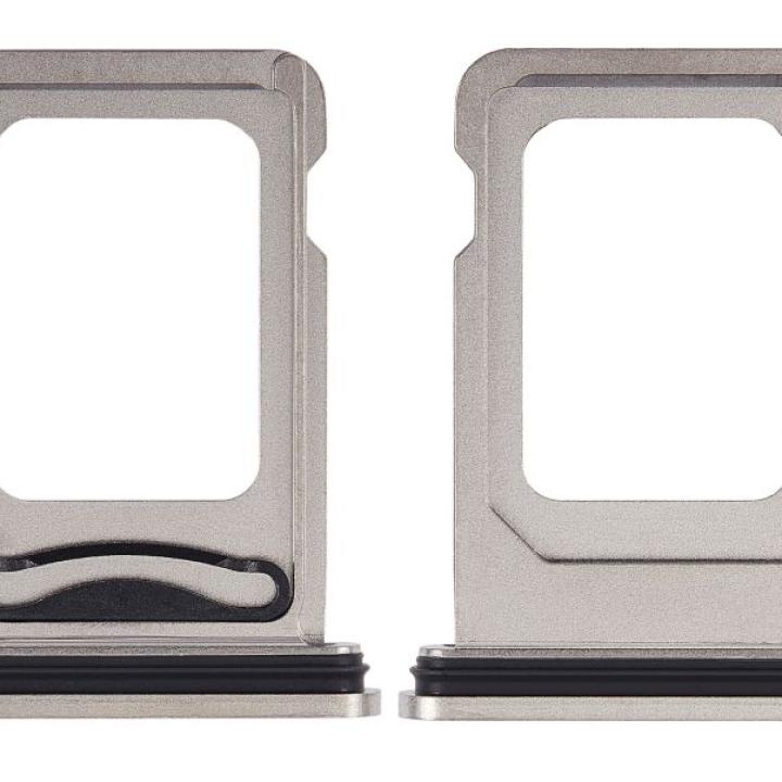 SPAREWARE® Sim Card Tray Holder Sim Tray For iPhone 15 Pro Max -White