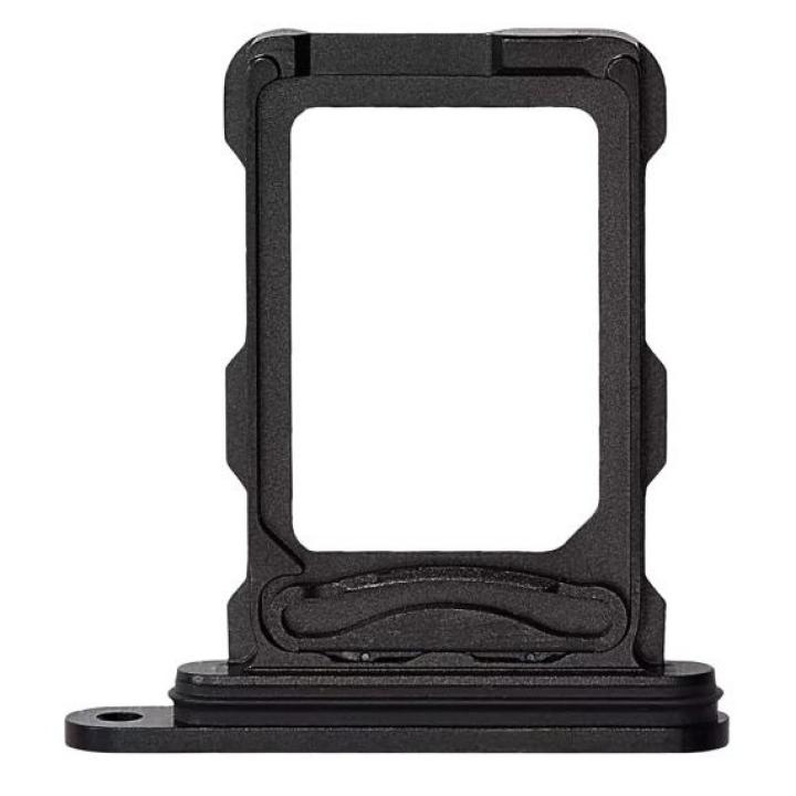 SPAREWARE® Sim Card Tray Holder Sim Tray For iPhone 16 Pro -Black