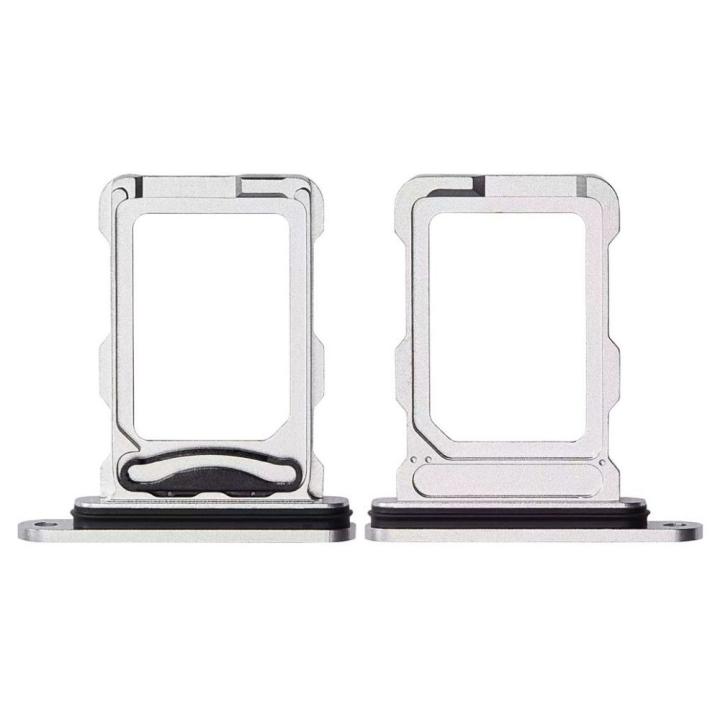 SPAREWARE® Sim Card Tray Holder Sim Tray For iPhone 16 Pro -White