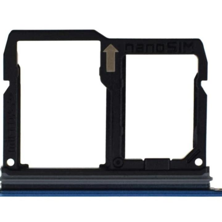 SPAREWARE® Sim Card Tray Holder For LG Q7 -Blue