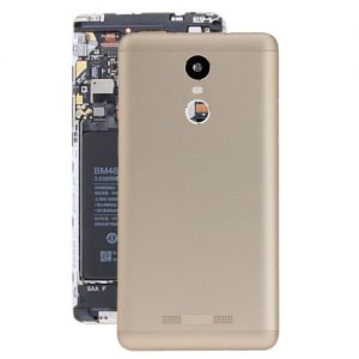 SPAREWARE® Back Panel Body Cover For Mi Redmi Note 3 -Gold (WITH ALL LOGO)