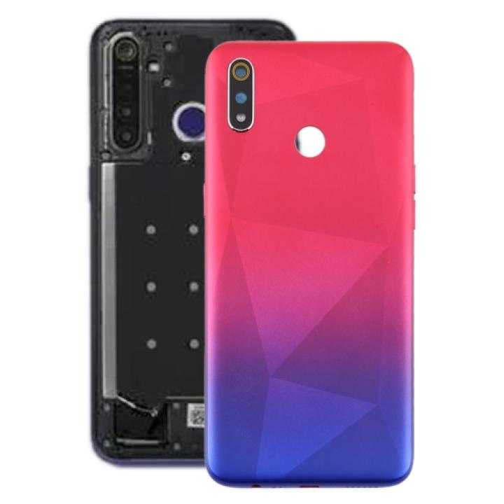 SPAREWARE® Back Panel Back Door Panel Body Cover For Realme 3i -Red (WITH ALL LOGO)