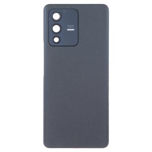 SPAREWARE® Back Door Panel Body Back Panel For Vivo V23 Pro 5G -Black (WITH CAMERA GLASS ALL LOGO)