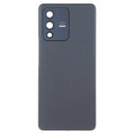 SPAREWARE® Back Door Panel Body Back Panel For Vivo V23 Pro 5G -Black (WITH CAMERA GLASS ALL LOGO)