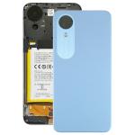 SPAREWARE® Back Panel Back Door Panel Body Cover For Oppo A17k -Blue (WITH ALL LOGO)