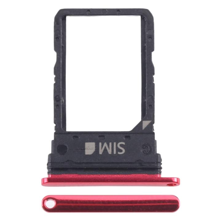 SPAREWARE® Sim Card Tary Holder Sim Tray For Motorola Moto Razr 40 Ultra -Red