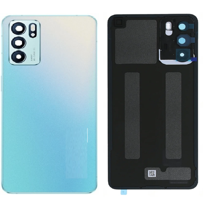 SPAREWARE® Back Panel Back Glass Body Panel For Oppo Reno 6 -Blue (100% ORIGINAL)
