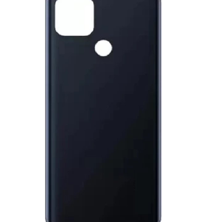SPAREWARE® Back Panel Back Door Panel Body Cover For Oppo A15S -Black (WITH ALL LOGO)