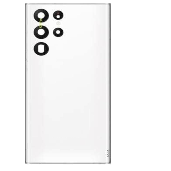 SPAREWARE® Battery Cover Back Door Body Panel For Samsung Galaxy S22 Ultra -White
