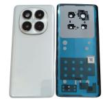 SPAREWARE® Battery Cover Back Door Panel Body For Mi Redmi Note 14 Pro -White (WITH CAMERA LENS)