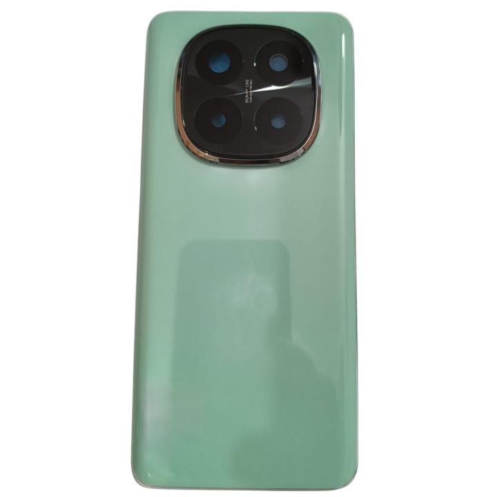 SPAREWARE® Battery Cover Back Door Panel Body For Mi Redmi Note 14 Pro Plus -Green(WITH CAMERA LENS)