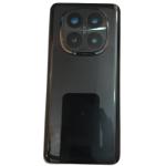 SPAREWARE® Battery Cover Back Door Panel Body For Mi Redmi Note 14 Pro Plus -Black (WITH CAMERA LENS)