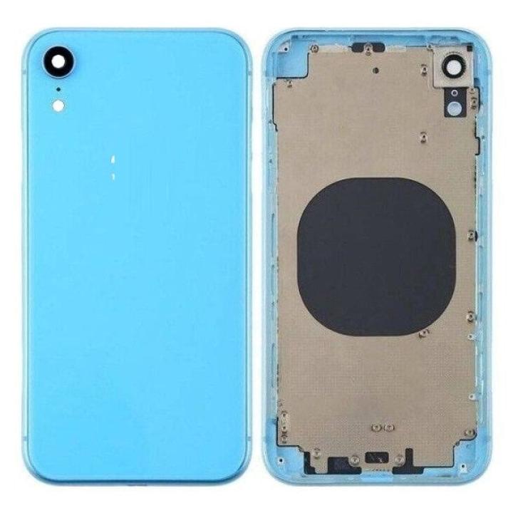 SPAREWARE®  Battery Cover Back Door Panel Body For iPhone XR -Blue(COMPLETE BODY PANEL)